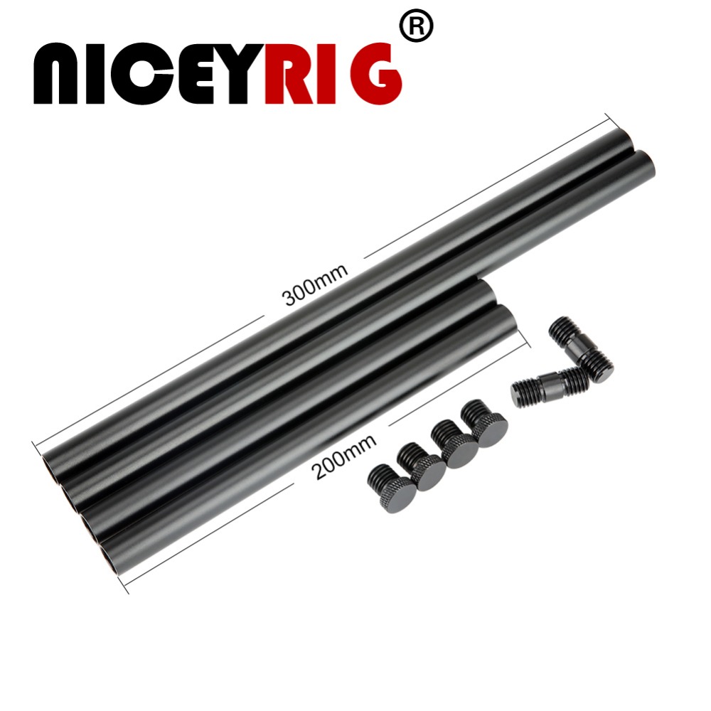 Camera Shoulder Rig Kit - NICEYRIG 15mm Rod Aluminum Rod Rig
