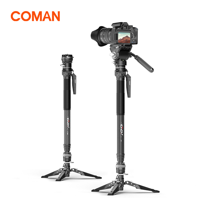 Video Head Tripod Carbon Fiber - COMAN M1 PRO V5 One Click