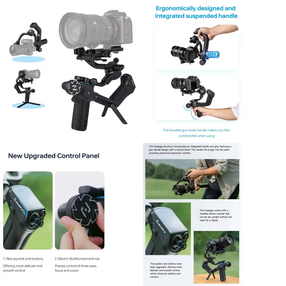 Gimbal Stabilizer For Phone 3 Axis - FeiyuTech Feiyu Scorp 2 3-Axis Handheld