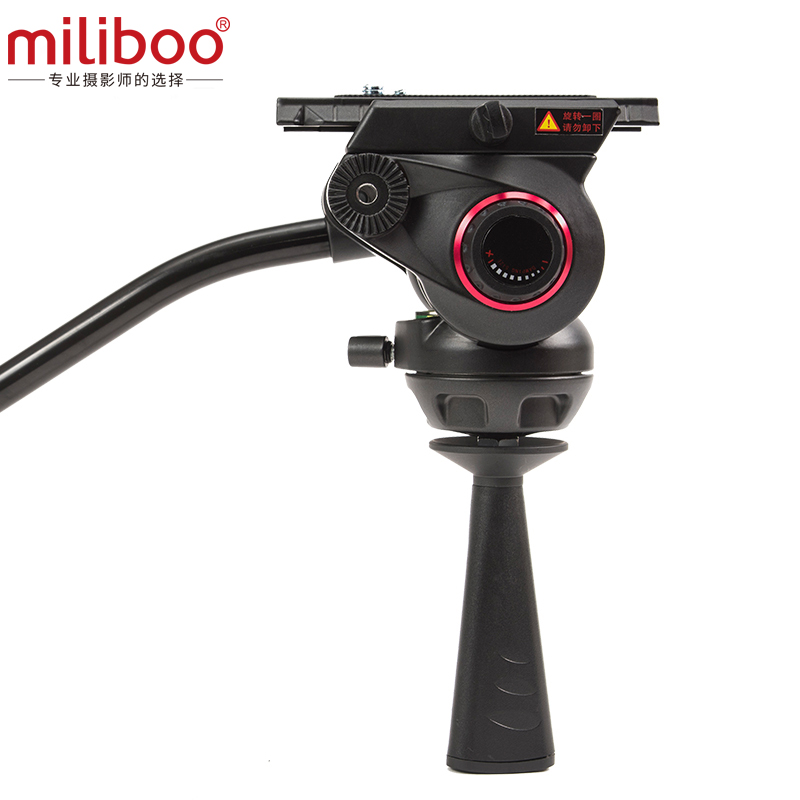 Video Tripod Fluid Head 75Mm - miliboo MYT803 Base Flat Fluid Video