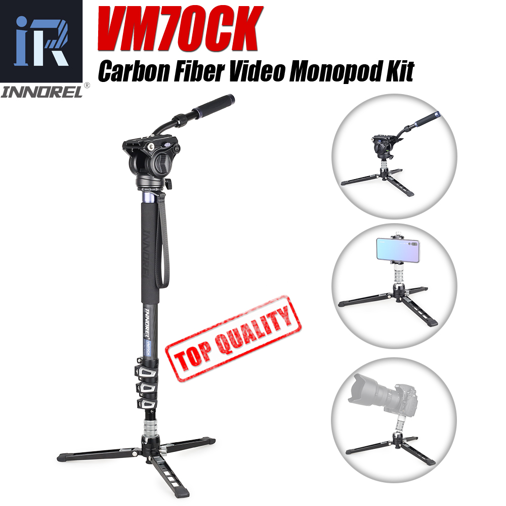 Video Head Tripod Carbon Fiber - INNOREL VM70CK 10 Layers Carbon Fiber