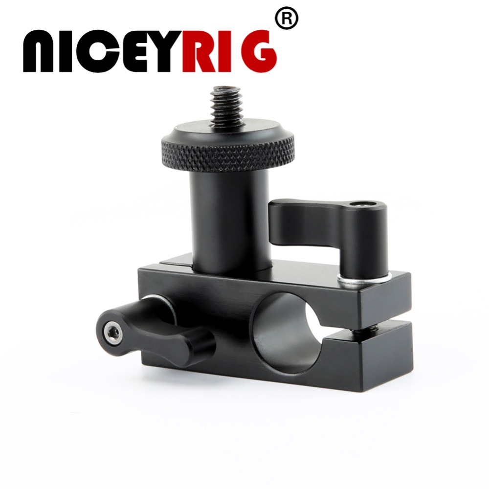 Camera Shoulder Rig Kit - NICEYRIG 15mm Rod Clamp 1/4