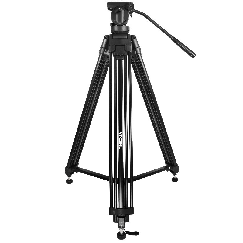 Video Tripod Fluid Head 75Mm - VT-2500L 75mm Bowl Diameter Professional Heavy