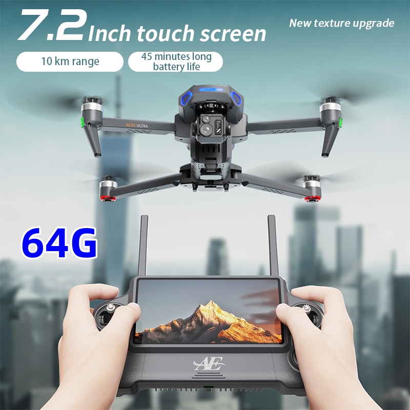 Camera Gimbal Stabilizer 3 Axis Dslr - AE30 GPS Drone 8K Profession HD
