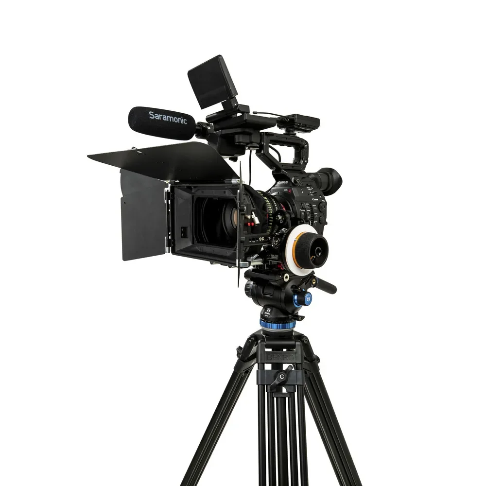 Video Tripod Fluid Head 75Mm - 2026 S8PRO Fluid Tripod 75mm Gimbal