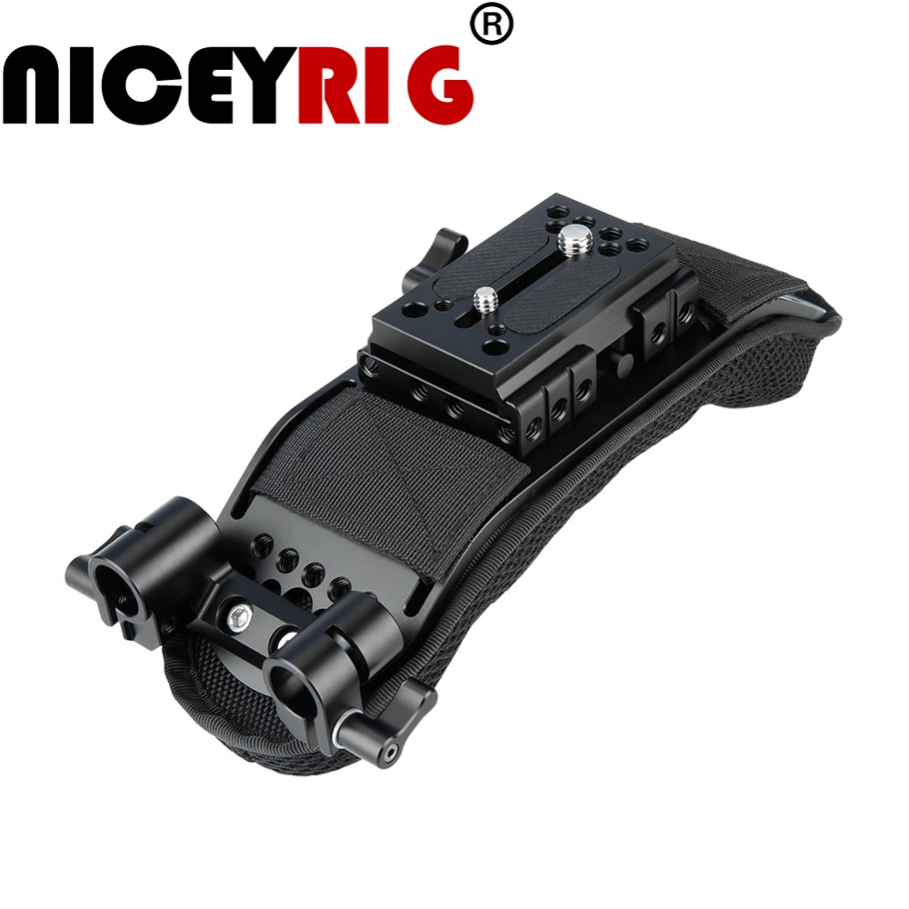 Camera Shoulder Rig Kit - NICEYRIG Shoulder Rig Pad with Quick