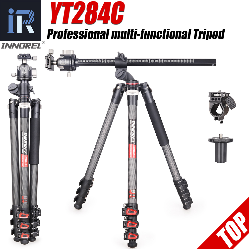 Video Head Tripod Carbon Fiber - INNOREL YT284C Professional Carbon Camera Tripod
