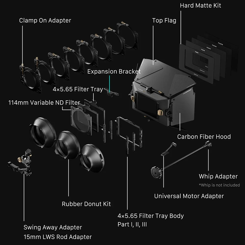TILTA MIRAGE PRO Matte Box wit - Matte Box 4X5.65 recension och pris