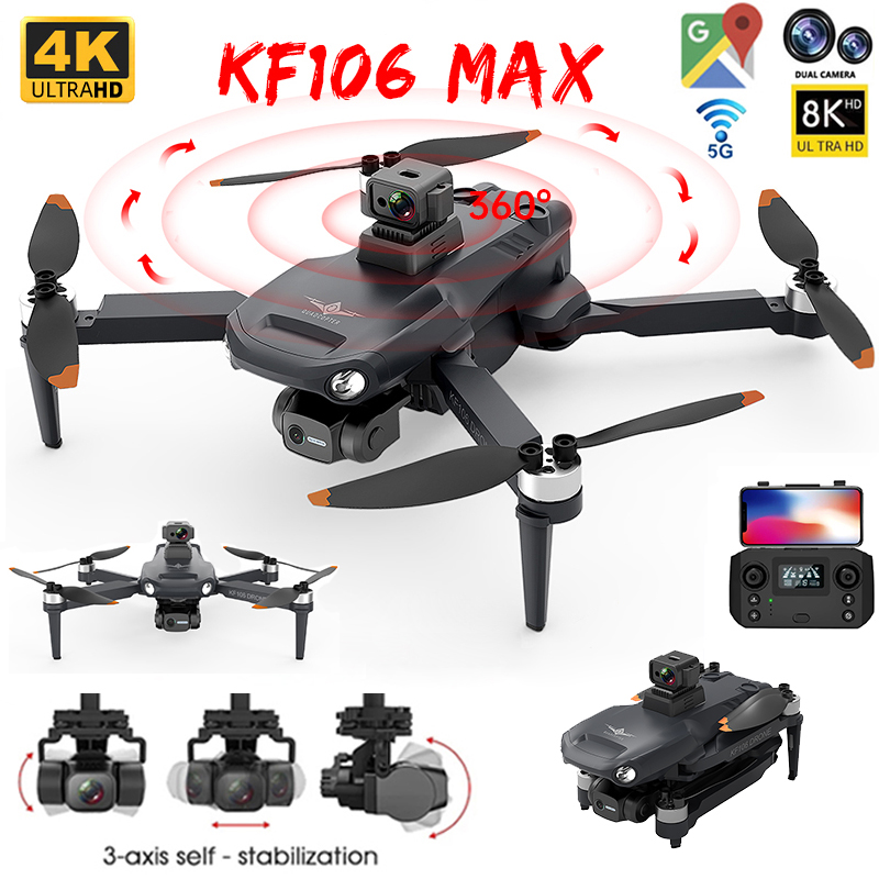 2022 NEW KF106 Max Drone 8K Pr - Camera Gimbal Stabilizer 3 Axis Dslr recension och pris