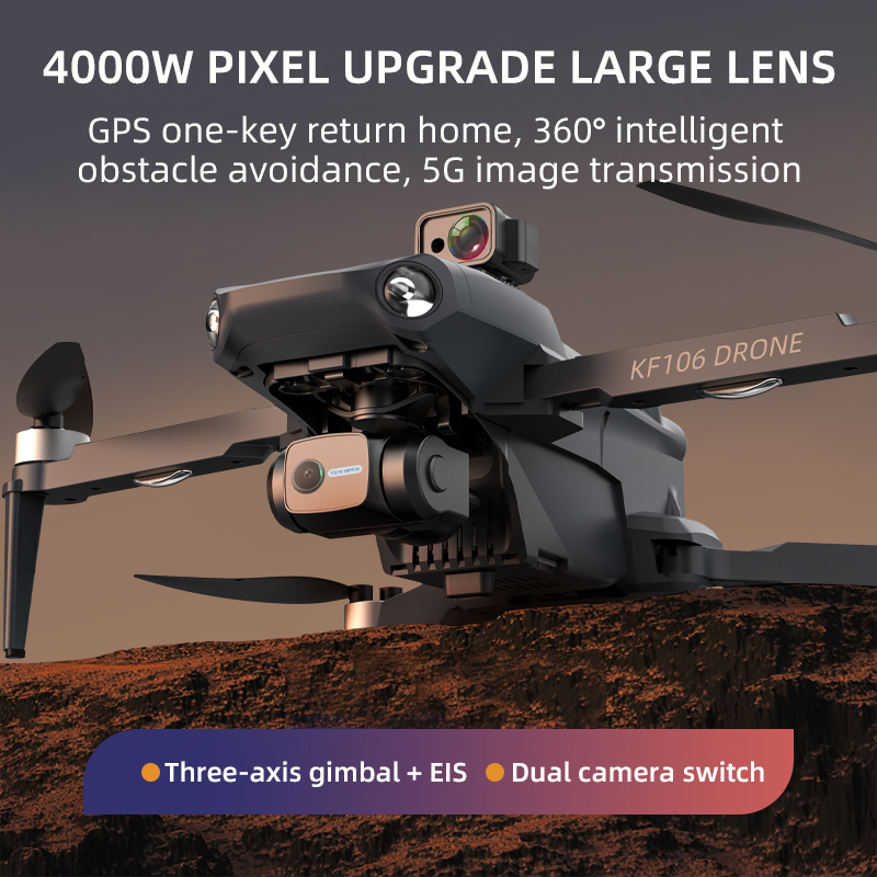 2022 NEW KF106 Max Drone 8K Pr - Camera Gimbal Stabilizer 3 Axis Dslr recension och pris