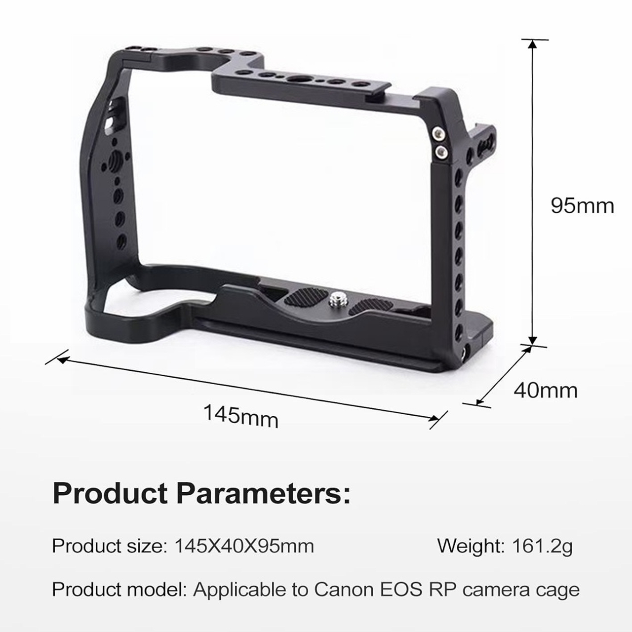 RP Camera Cage for Canon EOS R - Camera Cage Rig Dslr recension och pris
