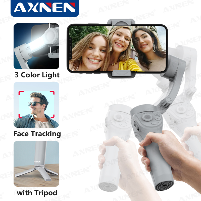 AXNEN HQ6 3-Axis Gimbal Handhe - Gimbal Stabilizer For Phone 3 Axis recension och pris