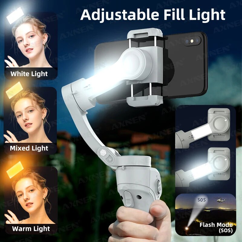 AXNEN HQ6 3-Axis Gimbal Handhe - Gimbal Stabilizer For Phone 3 Axis recension och pris