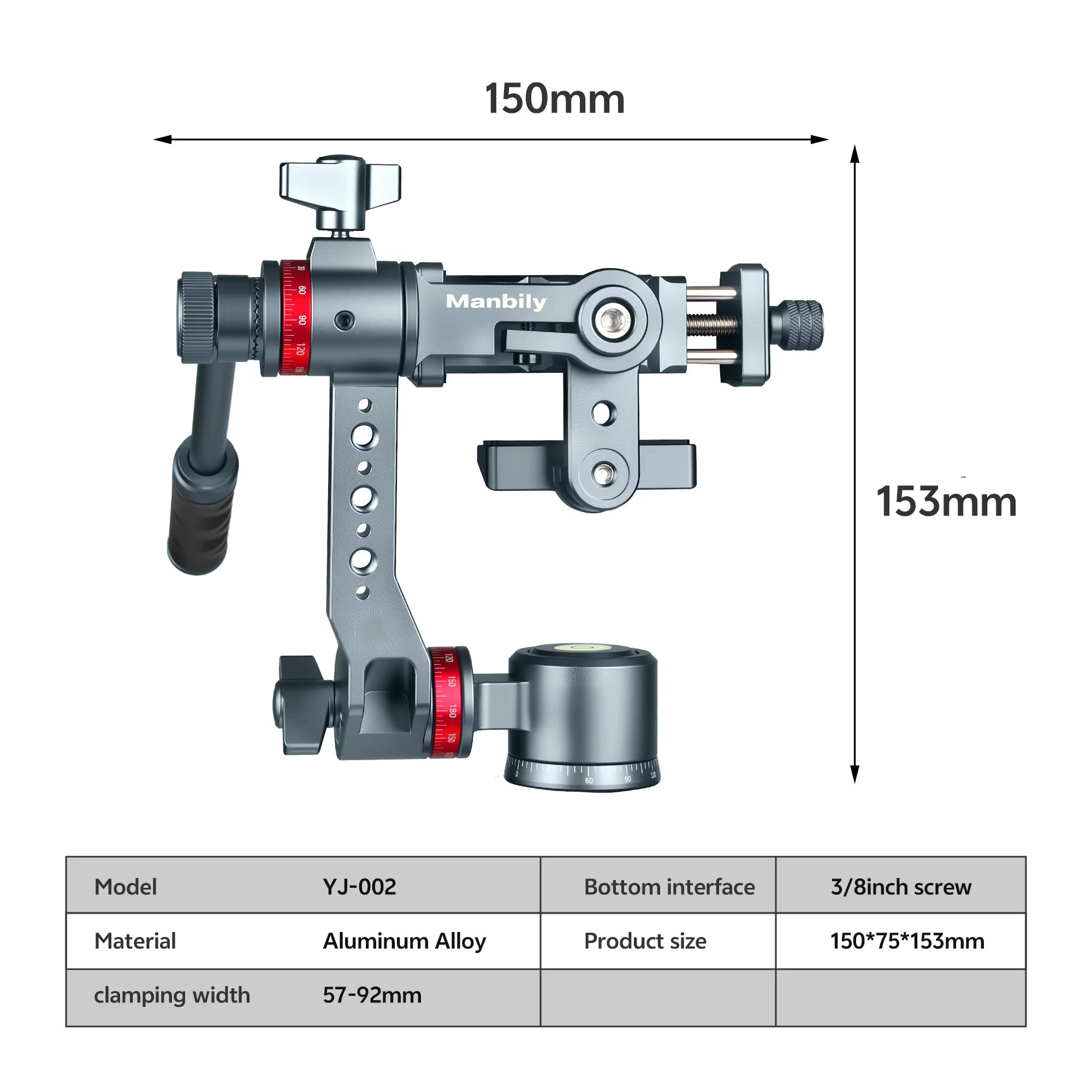 Manbily Mobile Gimbal 3-Axis S - Gimbal Stabilizer For Phone 3 Axis recension och pris