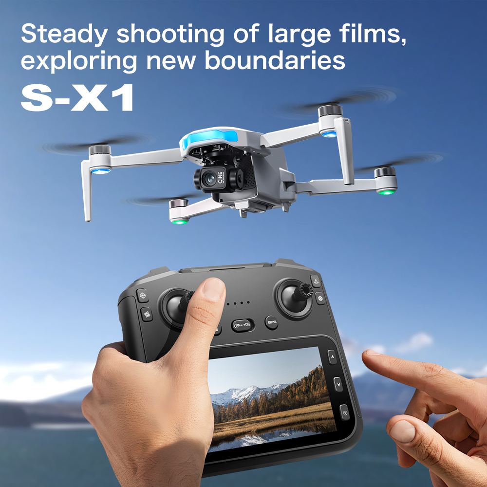 Original S-X1 GPS Foldable RC  - Camera Gimbal Stabilizer 3 Axis Dslr recension och pris