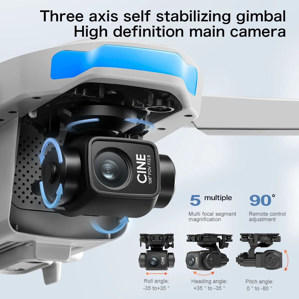 Original S-X1 GPS Foldable RC  - Camera Gimbal Stabilizer 3 Axis Dslr recension och pris