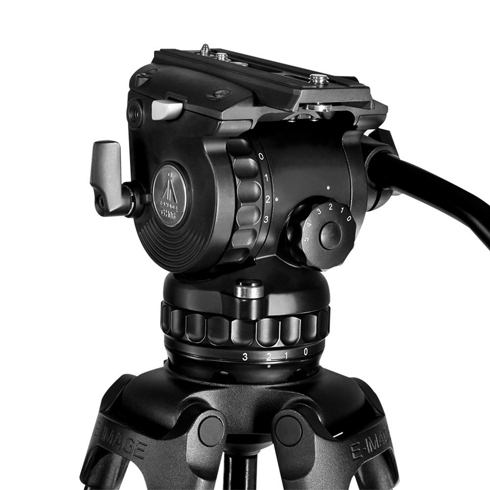 E-IMAGE GH06+761AT Professiona - Video Tripod Fluid Head 75Mm recension och pris