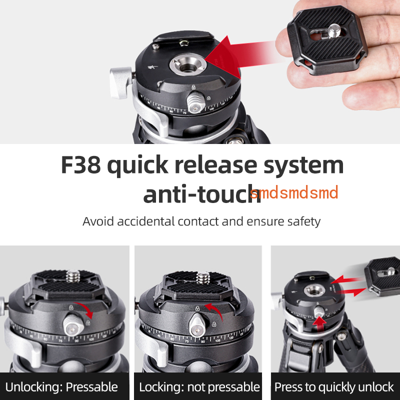 Zero F38 Carbon Fiber Camera T - Video Head Tripod Carbon Fiber recension och pris