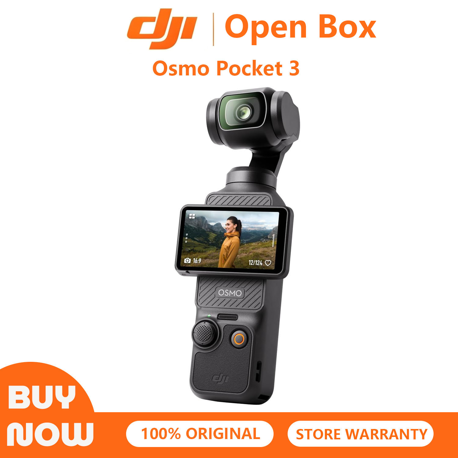 Open Box DJI Osmo Pocket 3 Vlo - Camera Gimbal Stabilizer 3 Axis Dslr recension och pris