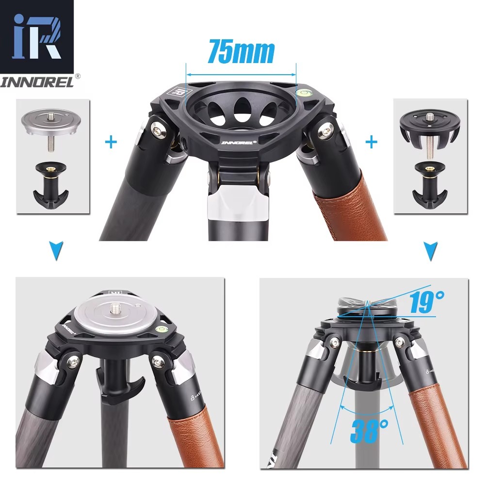 ST344C Professional Heavy Duty - Video Tripod Fluid Head 75Mm recension och pris