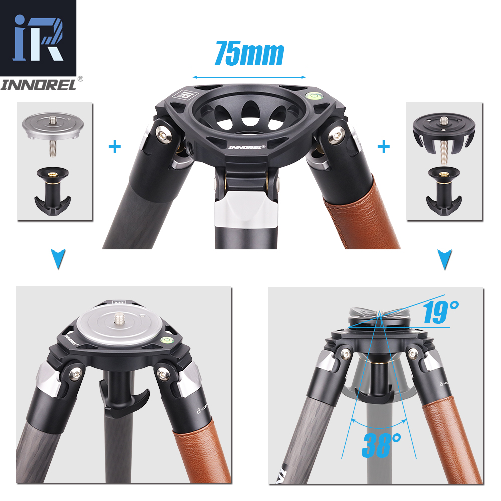 ST344C Professional Carbon Fib - Video Tripod Fluid Head 75Mm recension och pris