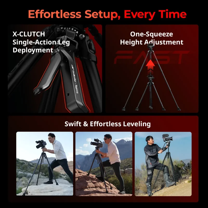SmallRig 5755 5756 X Potato Je - Video Head Tripod Carbon Fiber recension och pris