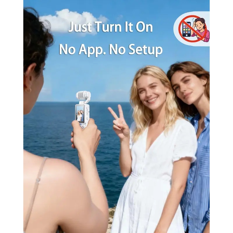 Handheld Pocket Gimbal Camera  - Camera Gimbal Stabilizer 3 Axis Dslr recension och pris