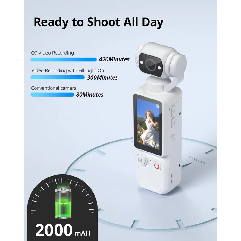 Handheld Pocket Gimbal Camera  - Camera Gimbal Stabilizer 3 Axis Dslr recension och pris