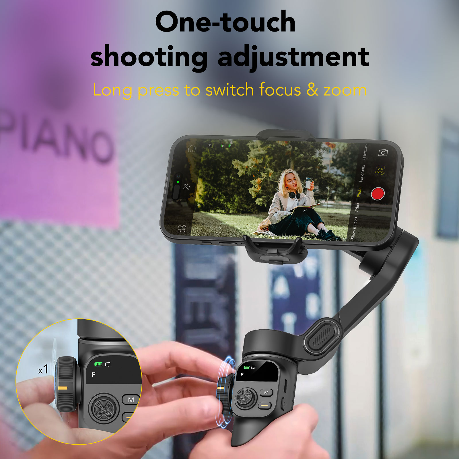 AOCHUAN Smart X2 Black 3-Axis  - Gimbal Stabilizer For Phone 3 Axis recension och pris