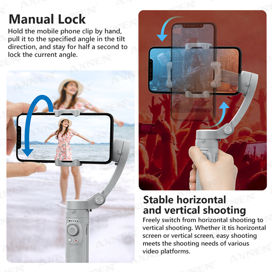 AXNEN 3-Axis Gimbal Handheld S - Gimbal Stabilizer For Phone 3 Axis recension och pris