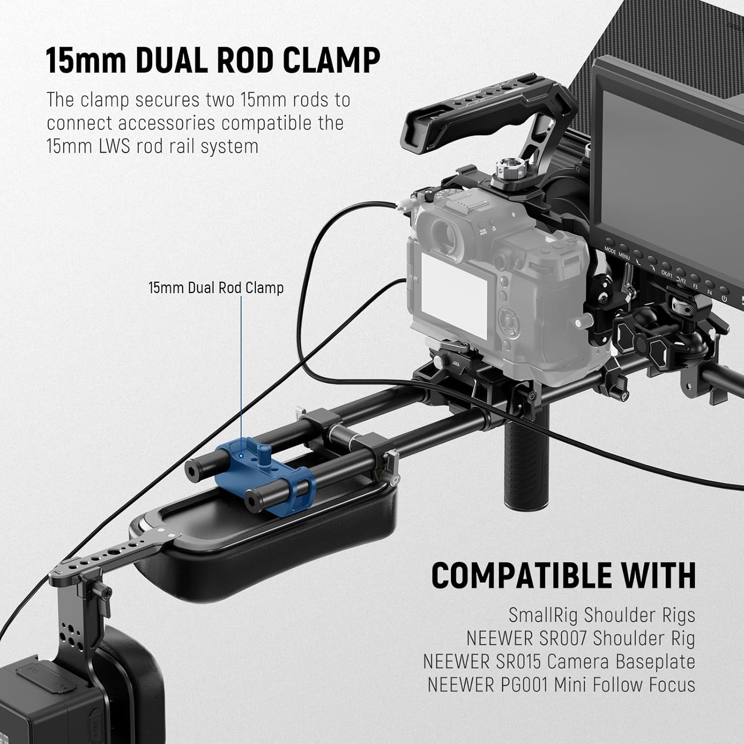 NEEWER Self Adjusting Spring L - Camera Shoulder Rig Kit recension och pris
