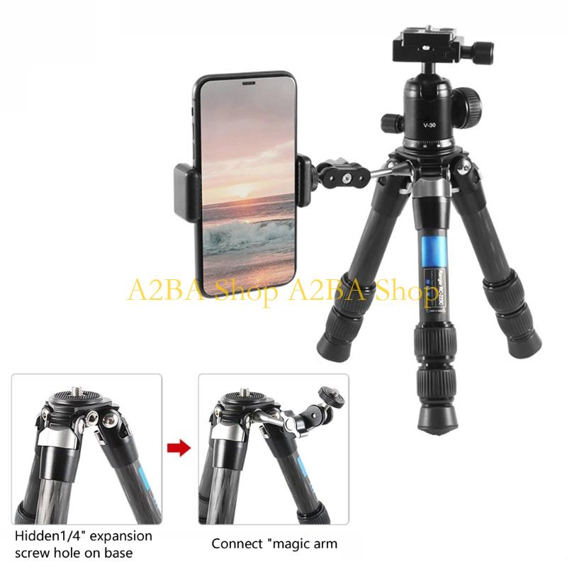 A2BA 360 Degree Rotating Gimba - Video Head Tripod Carbon Fiber recension och pris