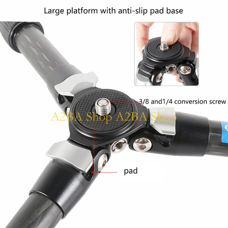 A2BA 360 Degree Rotating Gimba - Video Head Tripod Carbon Fiber recension och pris