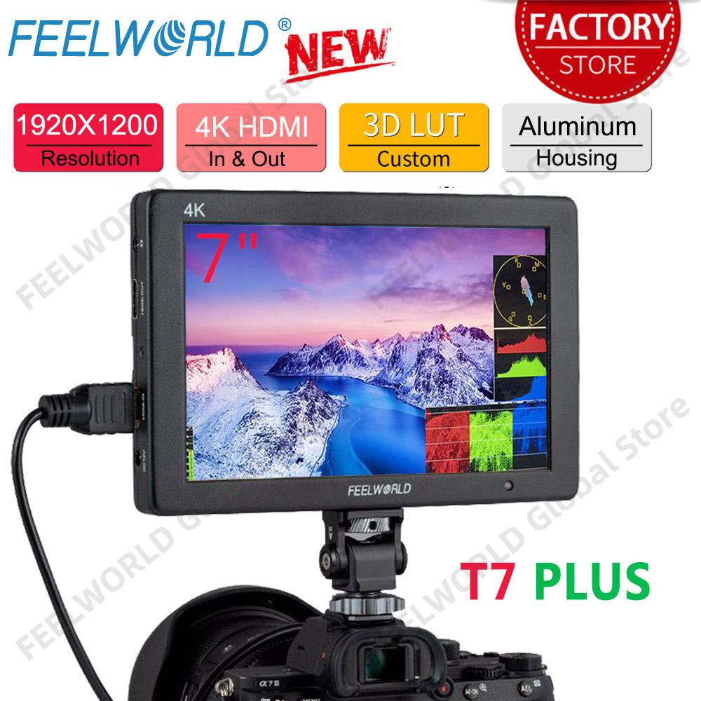 Feelworld T7 PLUS V2 7 Inch 3D - Camera Monitor 7 Inch Hdmi 4K recension och pris