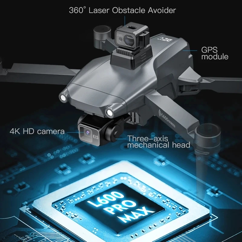 L600 PRO MAX GPS Drone Profess - Camera Gimbal Stabilizer 3 Axis Dslr recension och pris