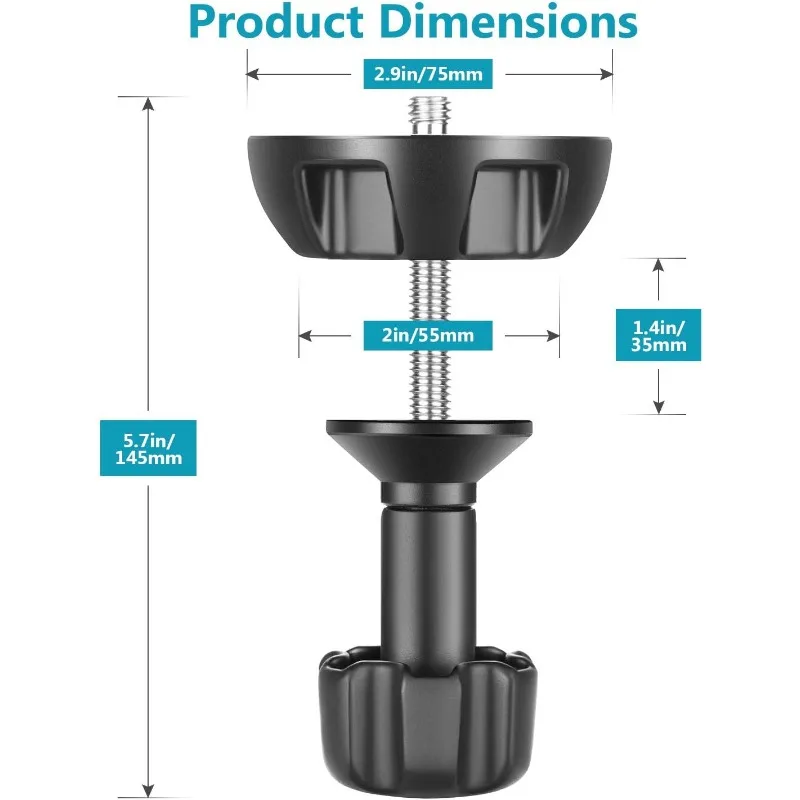 75mm Bowl Adapter, Metal Half  - Video Tripod Fluid Head 75Mm recension och pris