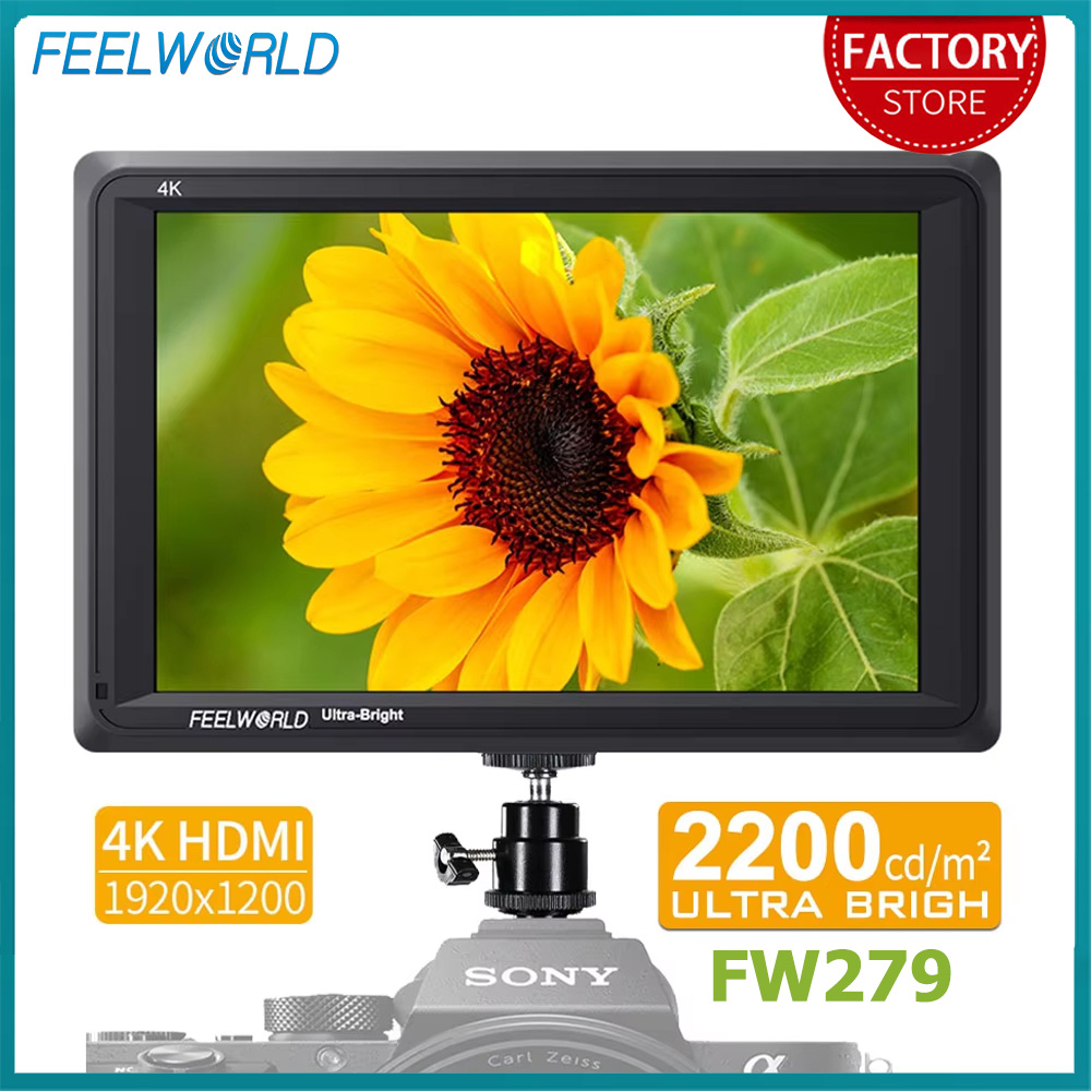 FEELWORLD FW279 7 Inch 2200nit - Camera Monitor 7 Inch Hdmi 4K recension och pris