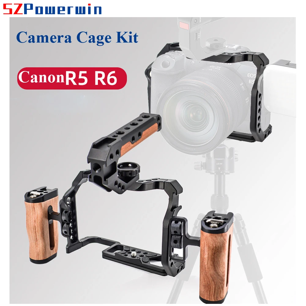 Powerwin For Canon EOS R5 R6 C - Camera Cage Rig Dslr recension och pris