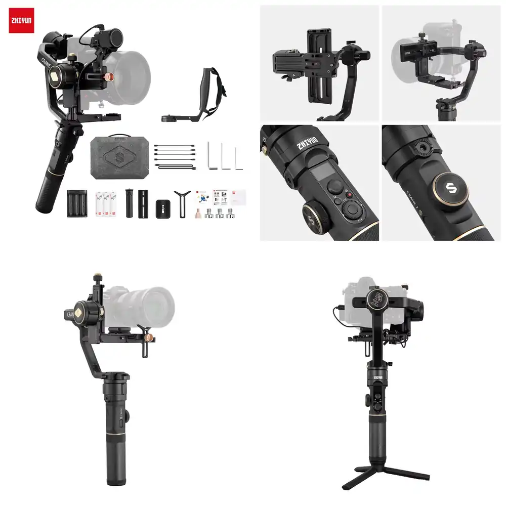 Zhi Yun Crane 2S 3-Axis Handhe - Camera Gimbal Stabilizer 3 Axis Dslr recension och pris