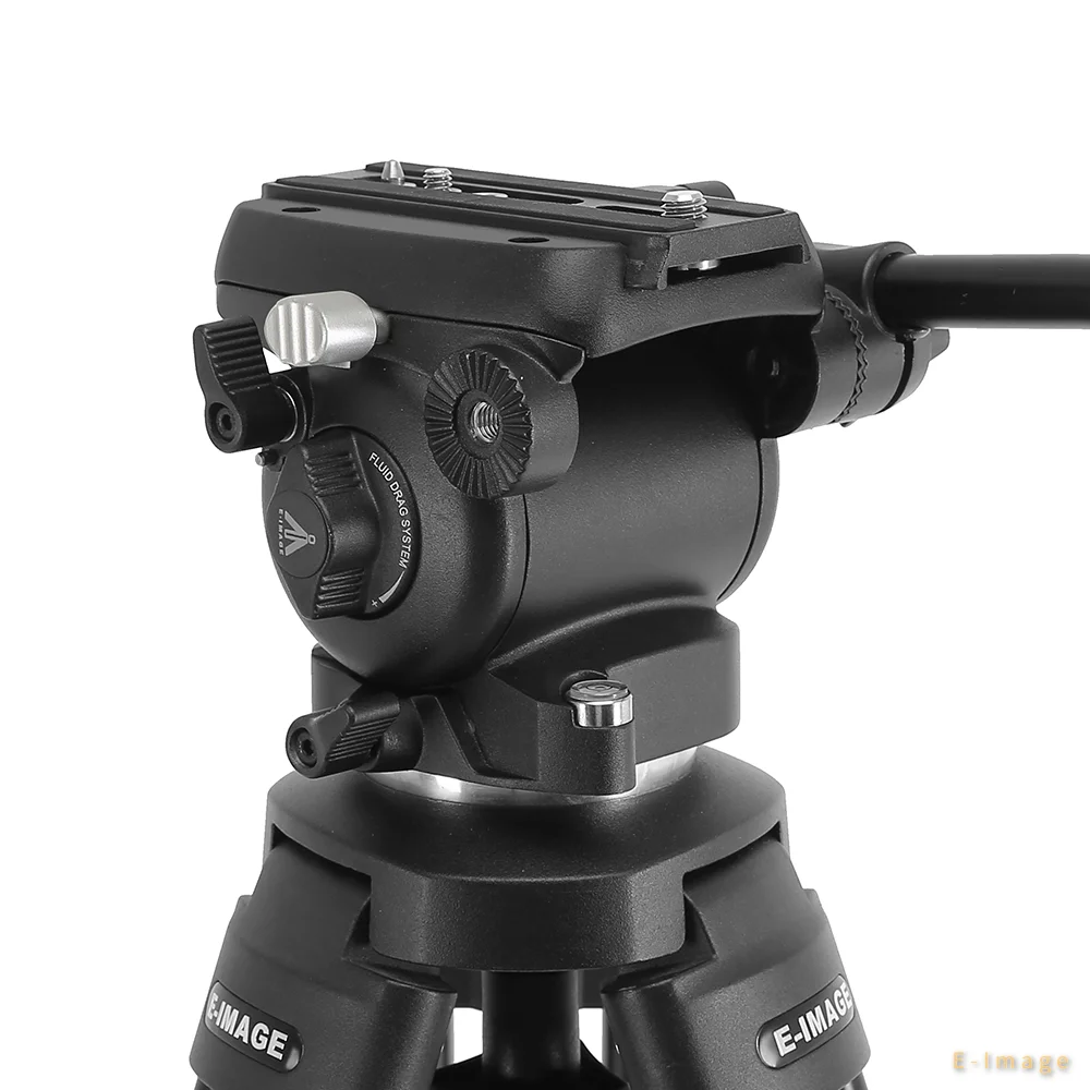 2026 New E-IMAGE EK650 Profess - Video Tripod Fluid Head 75Mm recension och pris