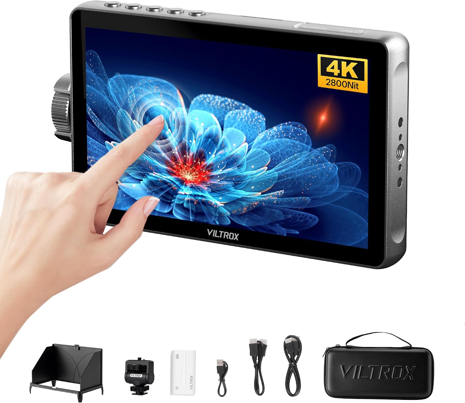 7 Inch VILTROX DC-A1 2800Nits  - Camera Monitor 7 Inch Hdmi 4K recension och pris