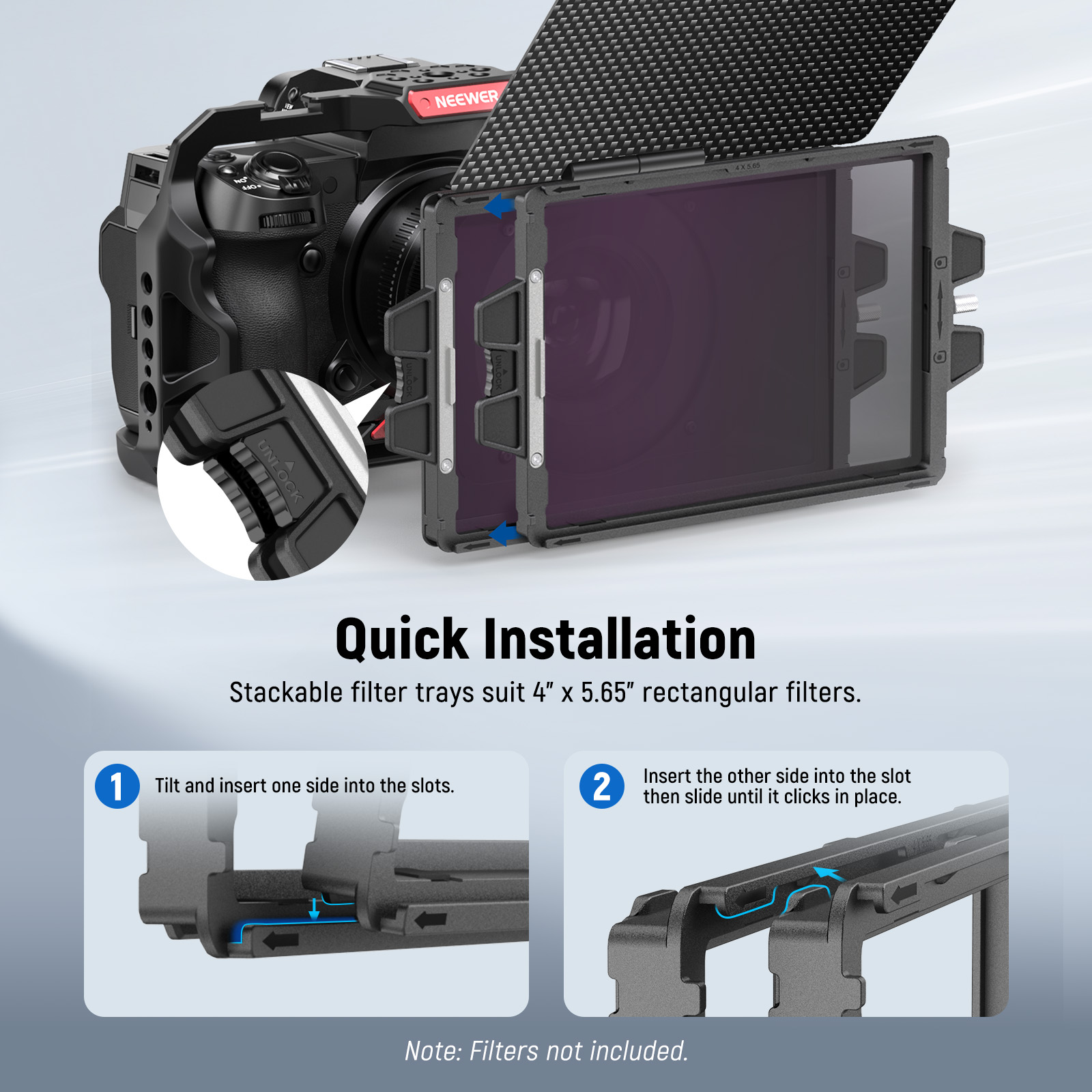 NEEWER PG002 Mini Matte Box wi - Follow Focus Kit Wireless recension och pris