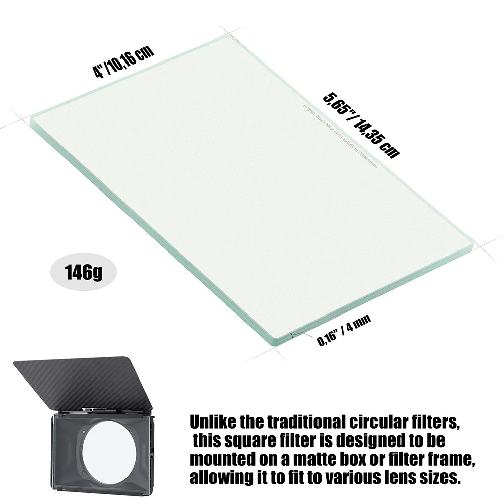 FOTGA Square Filter Neutral De - Matte Box 4X5.65 recension och pris