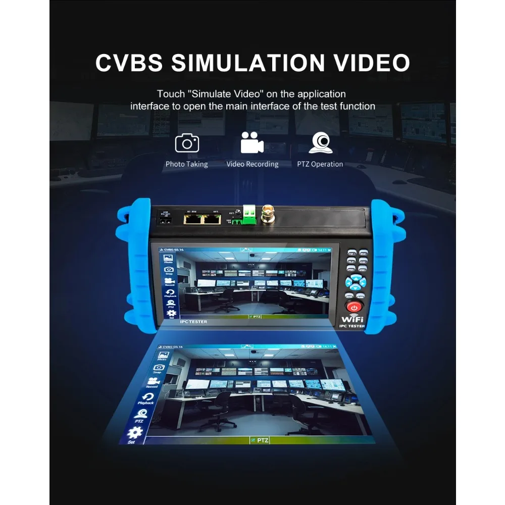 NOYAFA NF-722 IPC CCTV Tester  - Camera Monitor 7 Inch Hdmi 4K recension och pris