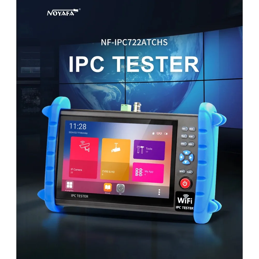 NOYAFA NF-722 IPC CCTV Tester  - Camera Monitor 7 Inch Hdmi 4K recension och pris