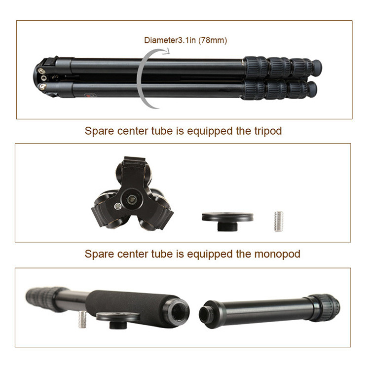 OBO 20KG Load Carbon Fiber Vid - Video Head Tripod Carbon Fiber recension och pris