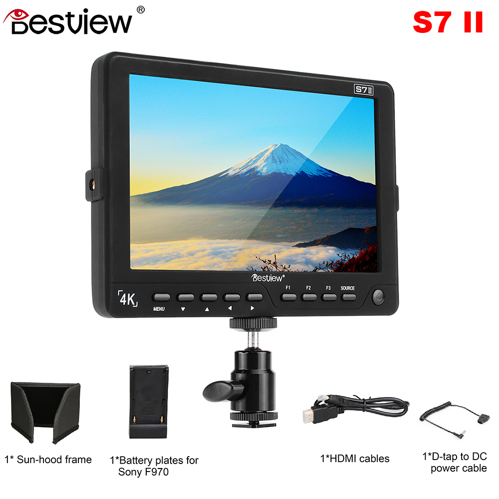 Bestview S7II 7 Inch 4K HD-MI  - Camera Monitor 7 Inch Hdmi 4K recension och pris