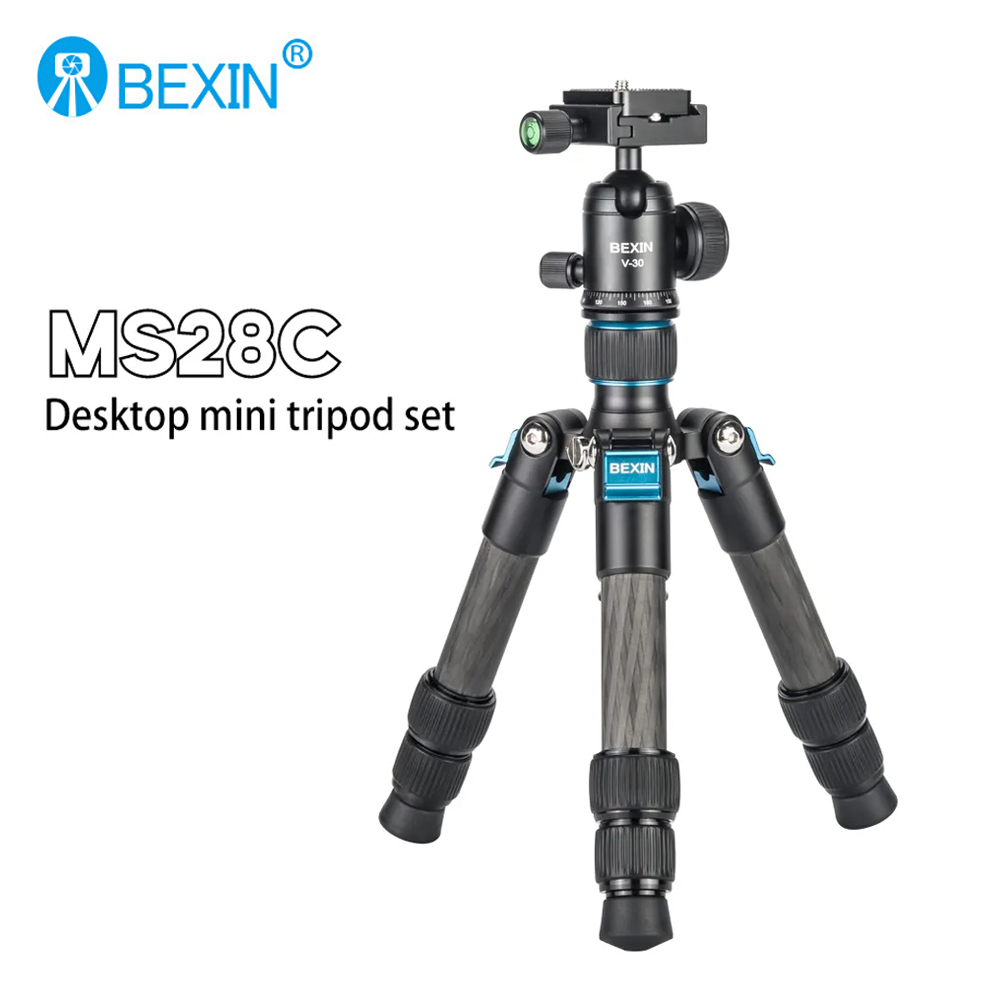 BEXIN MS28C Mini Carbon Fiber  - Video Head Tripod Carbon Fiber recension och pris
