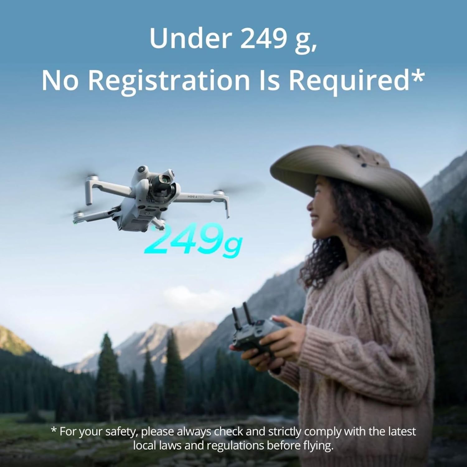 Open Box-DJI Drones Mini 4 Pro - Camera Gimbal Stabilizer 3 Axis Dslr recension och pris