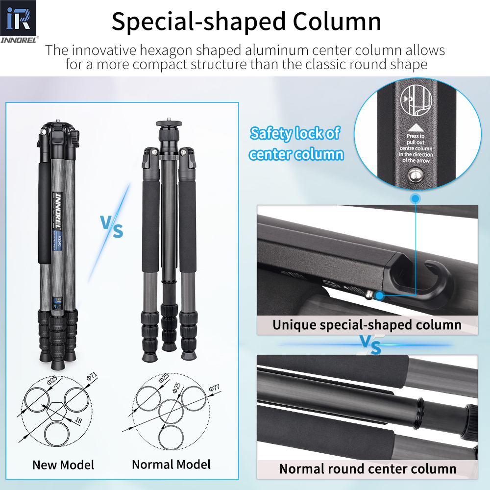 INNOREL P254C Carbon Tripod Po - Video Head Tripod Carbon Fiber recension och pris